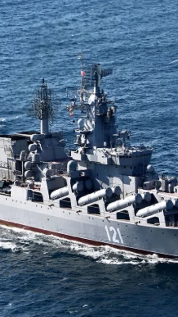 ​Флагман Чорноморського флоту рф «Москва» пішов на дно Чорного моря