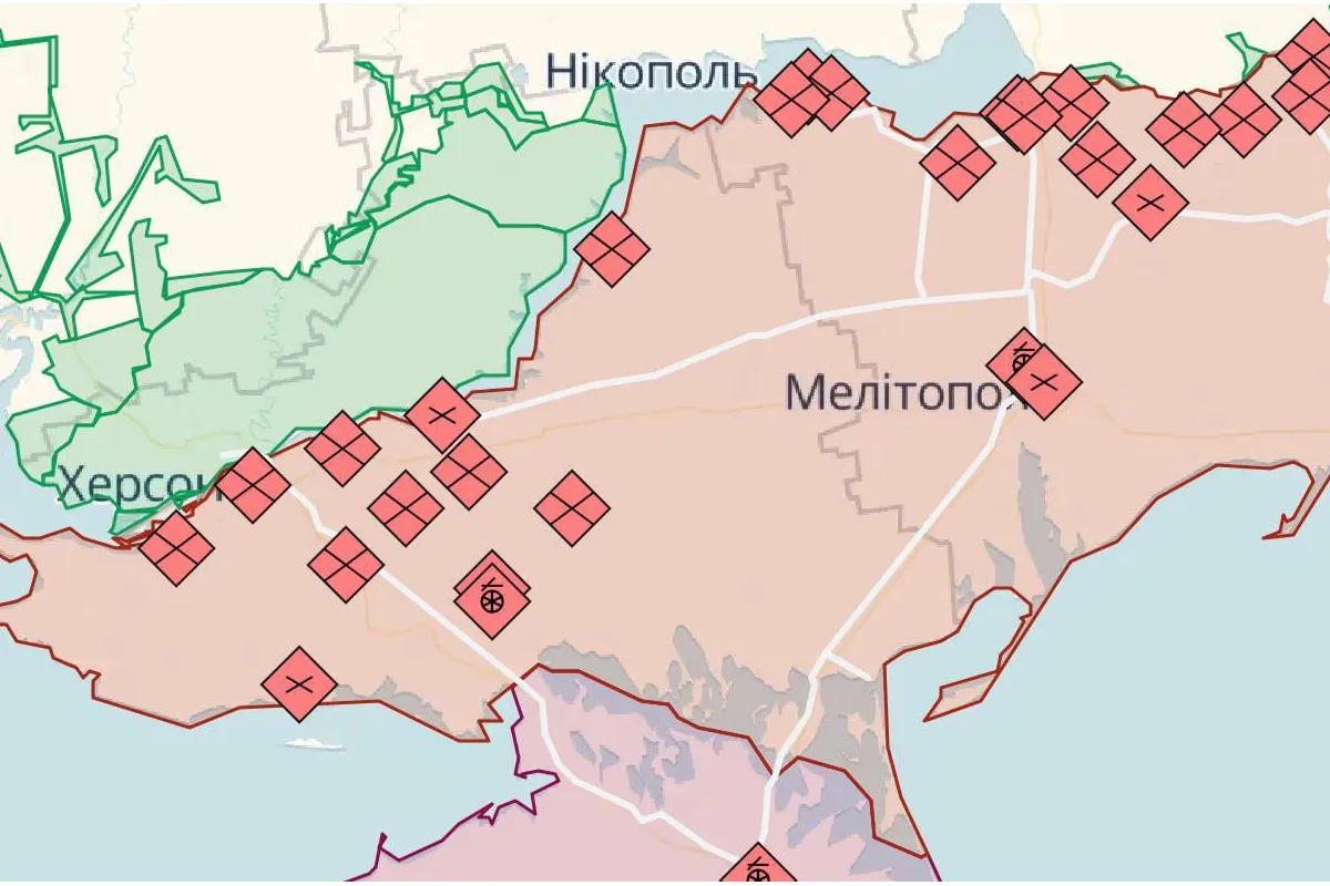 За даними ГУР, на окупованих територіях Запорізької та Херсонської областей залишається 152 тисячі російських військових