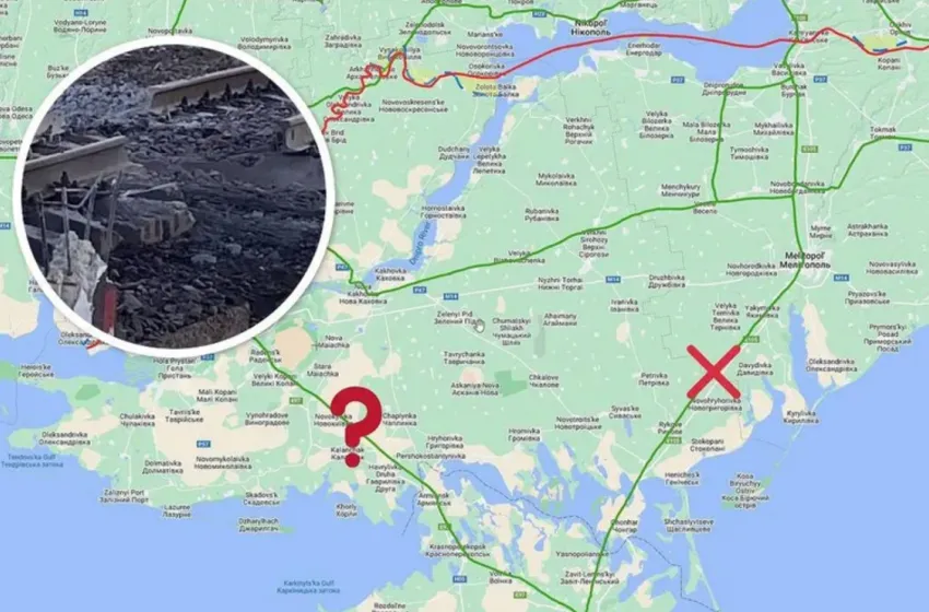 Обидва залізничні шляхи з Криму на Херсонщину – зруйновано: як це впливає на логістику окупантів