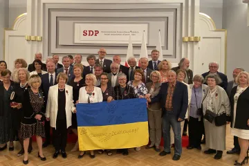 ​Український прапор для визначних польських журналістів SDP