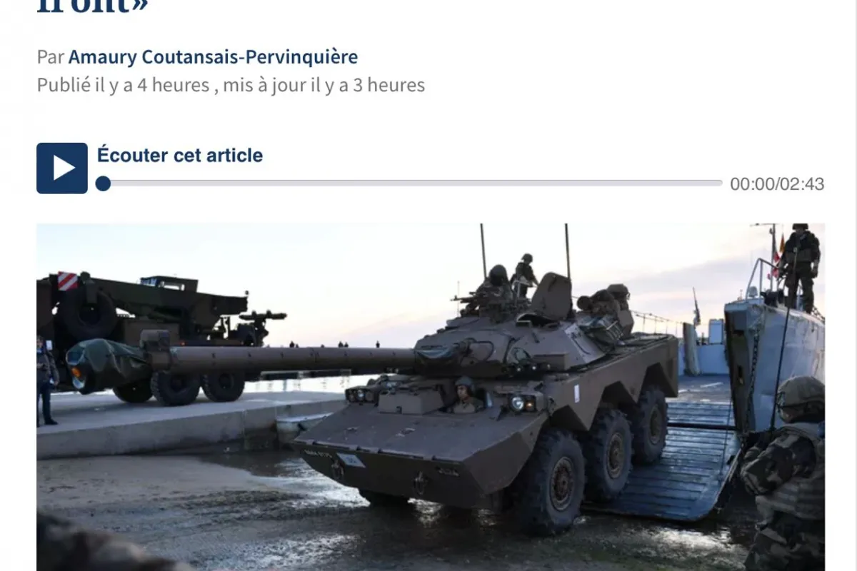 До України прибули перші французькі танки AMX 10-RC, — міністр оборони Франції