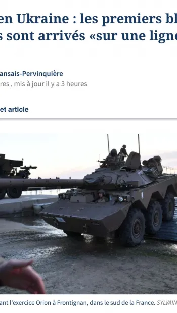 ​До України прибули перші французькі танки AMX 10-RC, — міністр оборони Франції