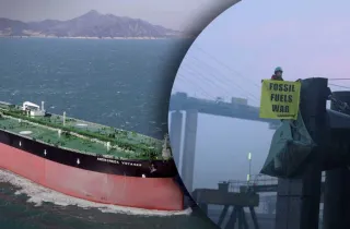 У Британії затримали активістів, які не пускали в порт танкер з російським паливом.