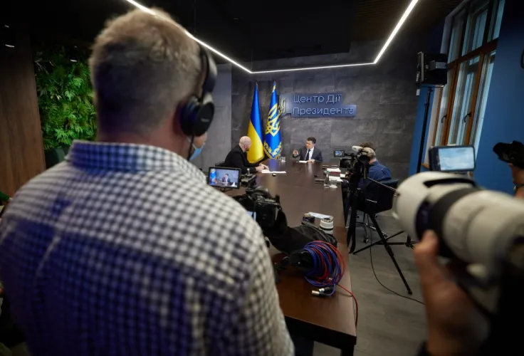 Інтерв'ю Президента України іноземним ЗМІ