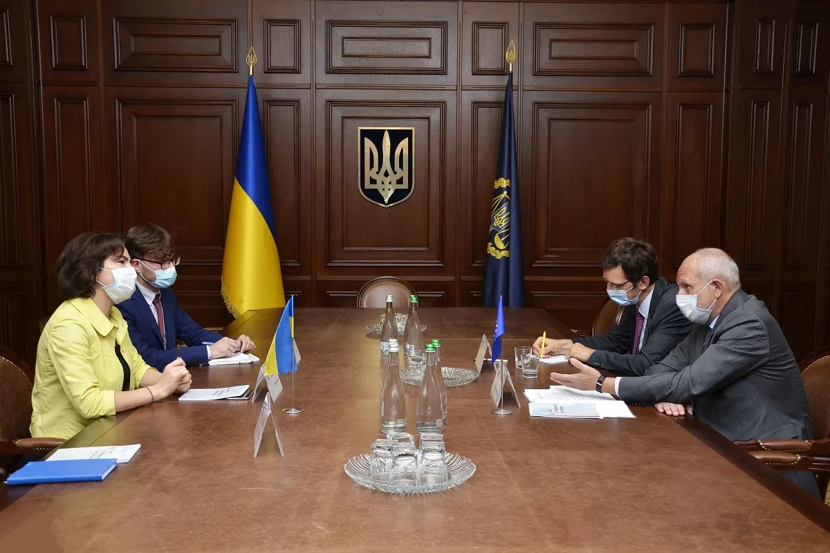 Ірина Венедіктова зустрілася з Головою Представництва ЄС в Україні Матті Маасікасом (ФОТО)