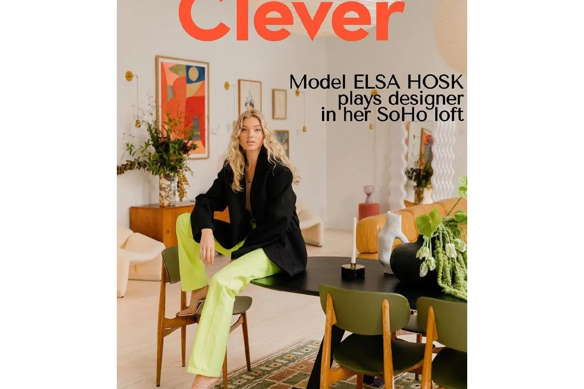 Шведська модель Ельза Госк показала своє помешкання в Нью-Йорку