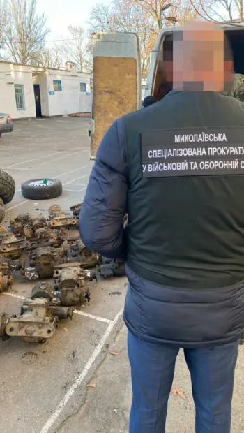 ​У Миколаєві попереджено розкрадання запчастин до військової техніки  на суму майже півмільйона гривень