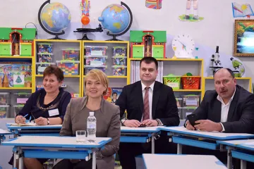 ​Міністр освіти і науки України Лілія Гриневич відвідала потужну опорну школу в сільській громаді на Сумщині