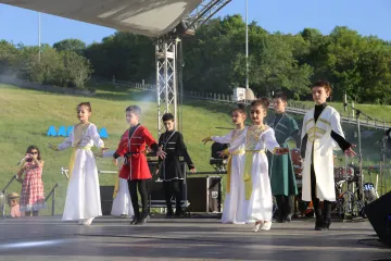​В обласному центрі Дніпропетровщини відзначили свято Грузинської культури. (Відео)