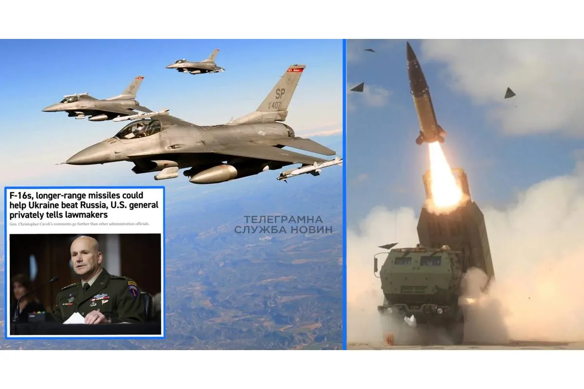  Топ-генерал США закликав передати Україні F-16 та ракети великого радіусу дії для глибоких ударів по окупантах – Politico