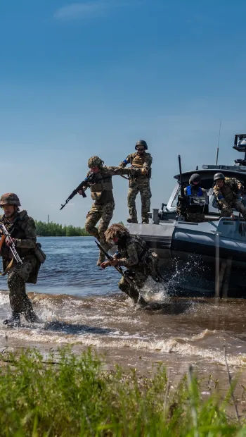 ​Наєв показав підготовку ЗСУ до висадки річкового десанту