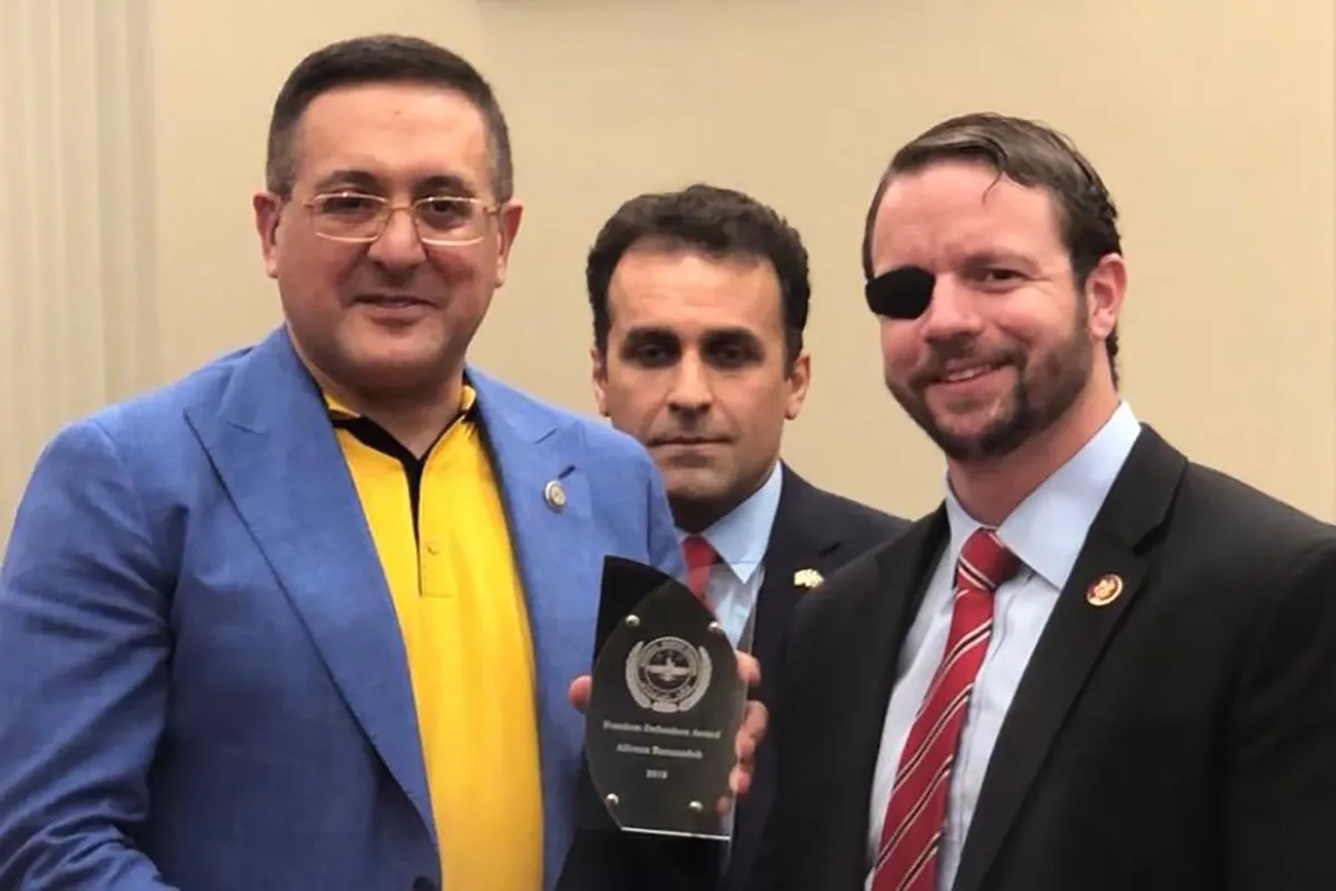 Али Реза Резазаде в Конгрессе США вручена награда Freedom Defenders Award 2019