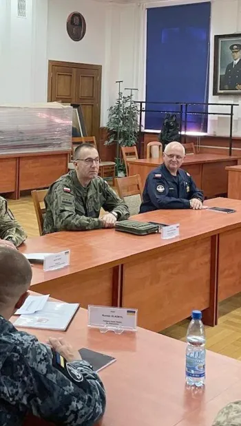 ​Українські офіцери вивчають досвід польських колег
