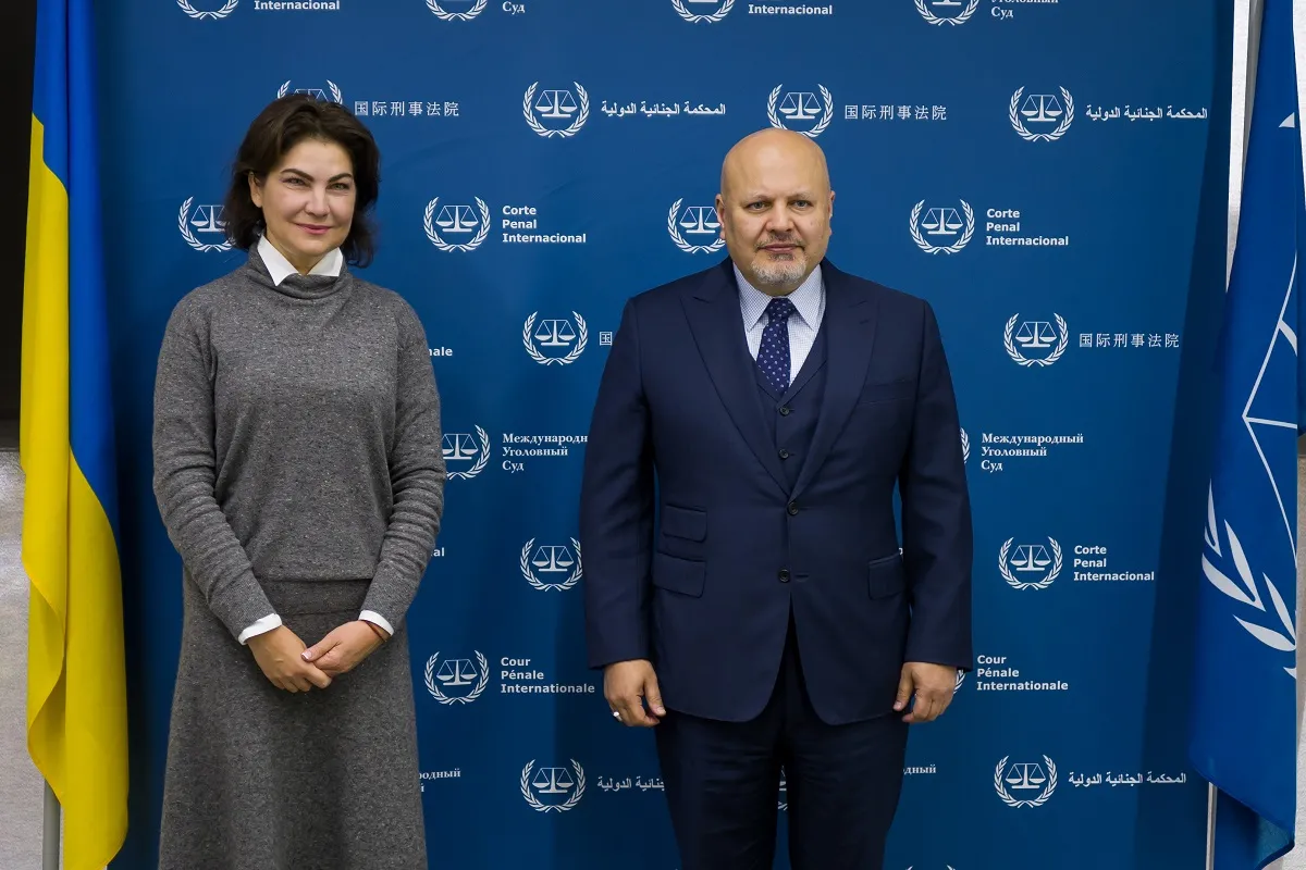 Ірина Венедіктова зустрілась із Прокурором Міжнародного кримінального суду Карімом А.А. Ханом