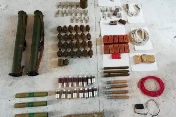 ​На Київщині СБУ виявила арсенал військових засобів ураження