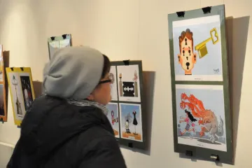 ​Карикатури Олександра Дубовського для всіх: в Дніпрі працює виставка!