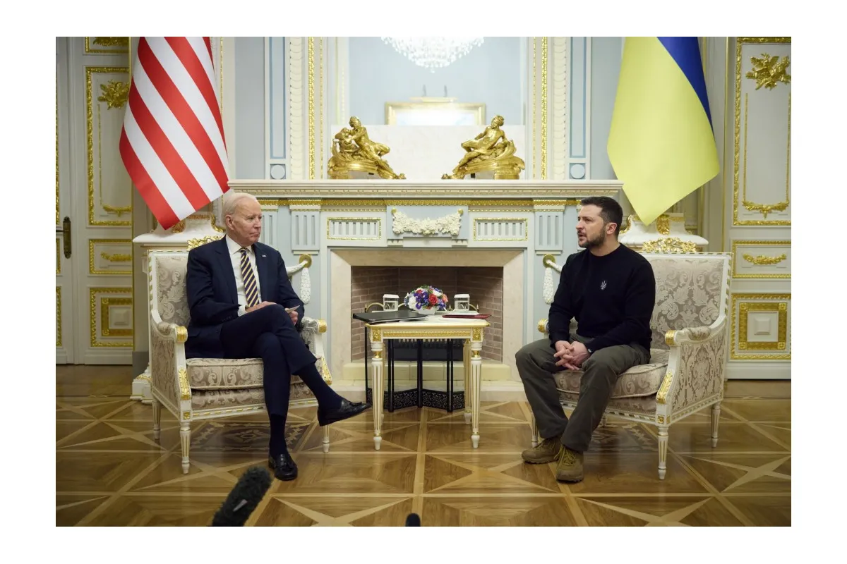 Володимир Зеленський зустрівся у Києві з Президентом США Джо Байденом