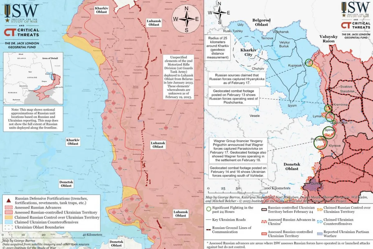 росії не вистачає резервів, аби збільшити масштаб наступу в Луганській області, – ISW