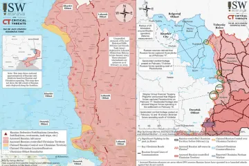 ​росії не вистачає резервів, аби збільшити масштаб наступу в Луганській області, – ISW