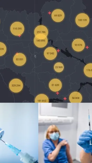 ​Коронавірус в Україні: понад 7 млн повністю вакцинованих українців та рекордна смертність