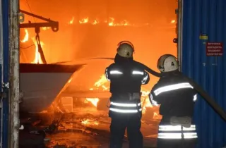 Пожежа у військовому госпіталі у Луцьку