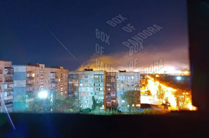 В Алчевську – нічна "бавовна": ймовірно уражено базу окупантів (фото, відео)