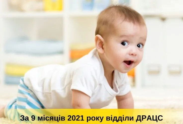 За 9 місяців 2021 року відділи ДРАЦС зареєстрували 30 800 народжень