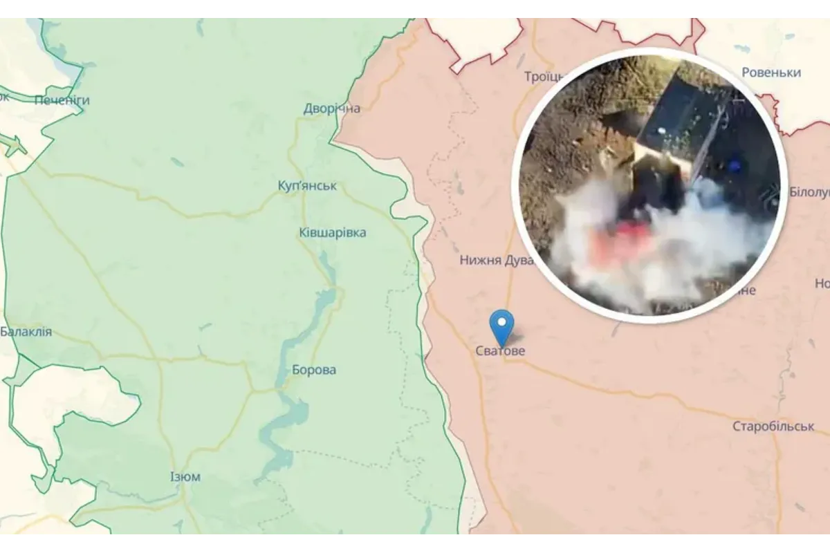 Бійці з "Ахіллесу" зпопелили позицію ворожої аеророзвідки на Сватівському напрямку (відео)