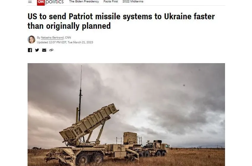 США поставлять Україні ЗРK «Patriot» раніше, ніж спочатку очікувалося, через скорочений час навчання ЗСУ, — CNN