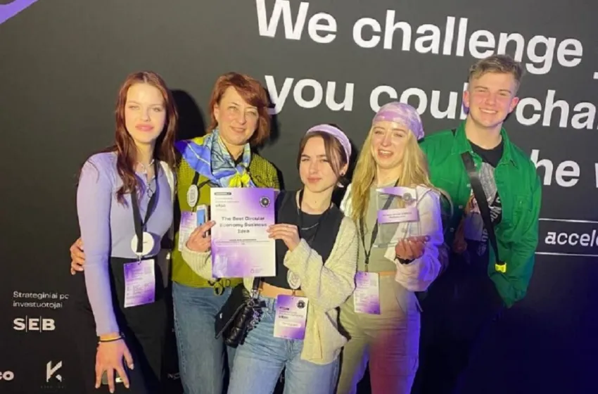 Учнівська міні-компанія зі Львова здобула нагороду на Міжнародному студентському ярмарку International Expo-2023 у Литві