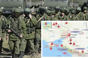 ​Войска военного округа России на границе с Украиной в полном составе вывели на полигоны