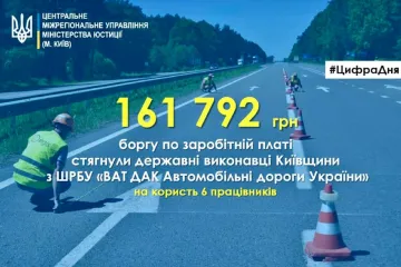 ​Майже 162 тисячі грн заборгованості по заробітній платі стягнуто ДВС Київської області з підприємства