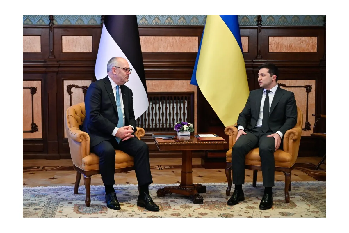 Президенты Украины и Эстонии начали встречу в Киеве