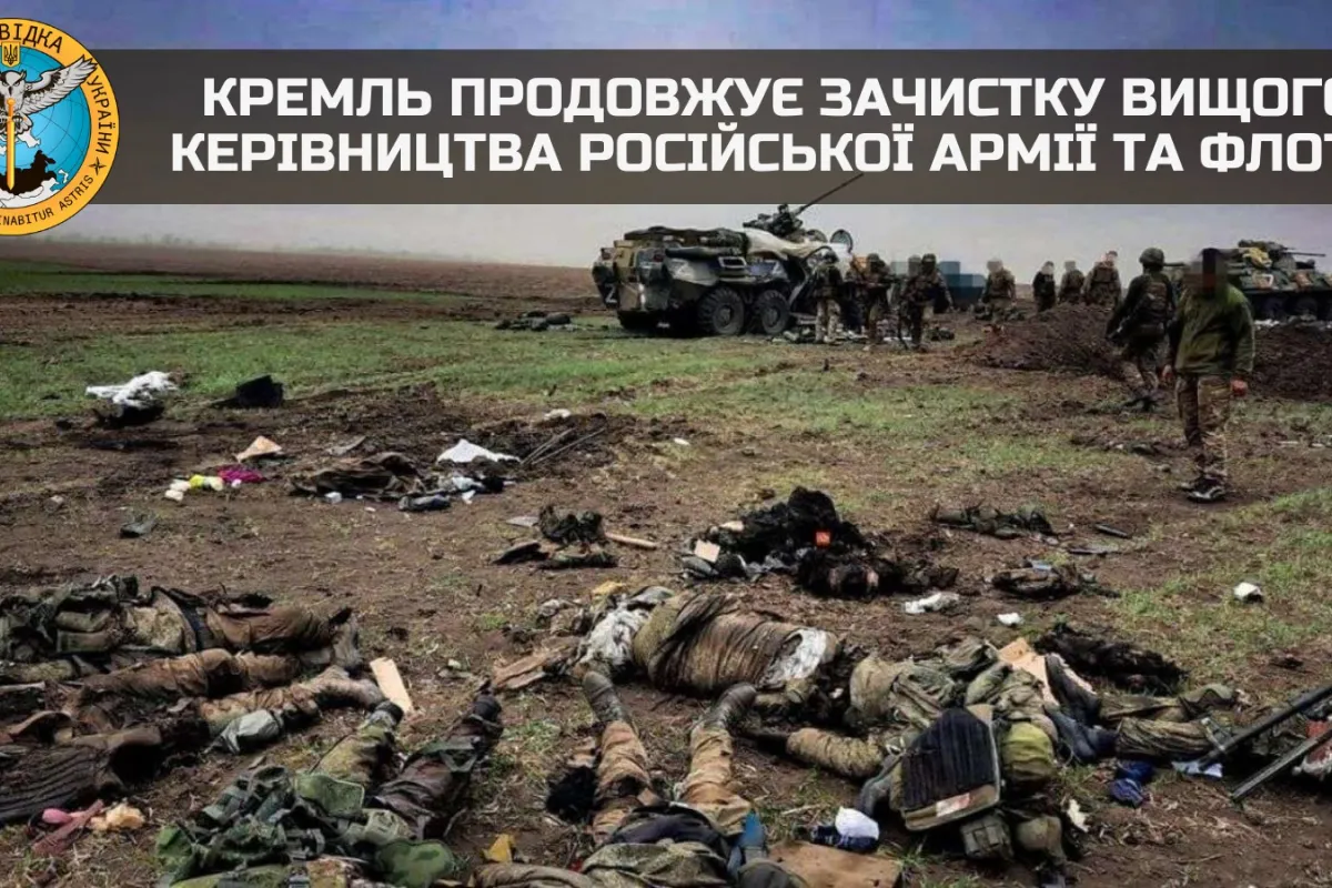 Російське вторгнення в Україну : кремль продовжує зачистку вищого керівництва російської армії та флоту