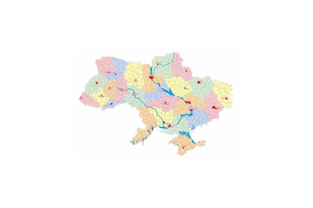 В Україні планують зменшити втричі кількість районів