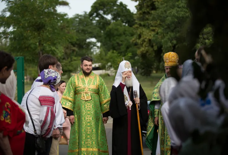 Святійший Патріарх Філарет відвідав Свято-Духівську парафію міста Києва