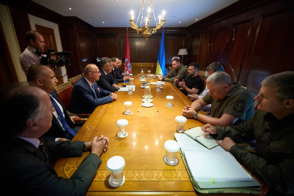 Президент Зеленський провів зустрічі з очільниками урядів Хорватії та Північної Македонії