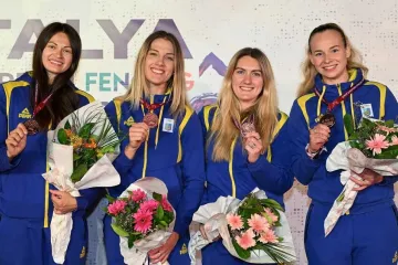 ​Українські шаблістки на чолі з Харлан завоювали "бронзу" чемпіонату Європи у Туреччині