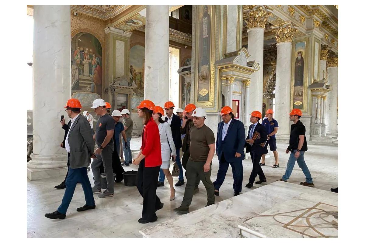 Італія готова допомогти із відновленням Свято-Преображенського собору в Одесі