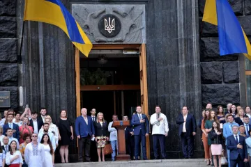 ​У Кабінеті Міністрів урочисто відзначили День Державного Прапора України