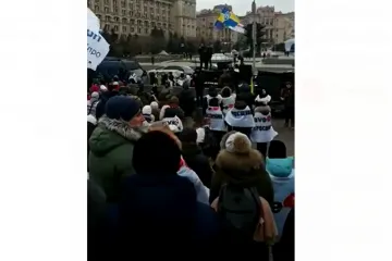 ​Предприниматель-Активист из Житомира Андрей Попов на митинге ФОП ПОДДЕРЖАЛ Украину, армию, веру