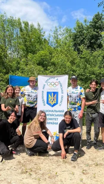 ​В незламному Гостомелі 23 травня 2023 року було реалізовано проєкт НОК України #OlympicLab: «Чат з чемпіоном».