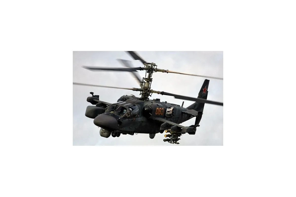 Вчора наші воїни знищили російський ударно-розвідувальний вертоліт Ка-52, 4 "шахіди" та 1 розвідувальний дрон "Zala", повідомили у Генштабі