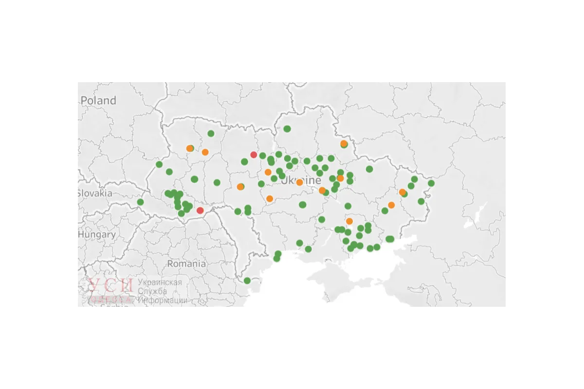 В Україні запустять онлайн-мапу поширення коронавірусу