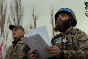 ​Білоруський батальйон Кастуся Калиновського увійшов до складу Збройних сил України (ВІДЕО)