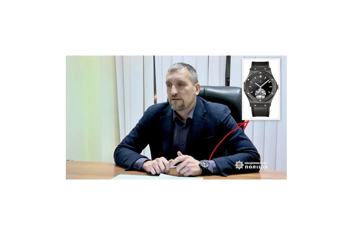 Муж генпрокурора Венедиктовой носит часы Hublot с бриллиантами за полтора миллиона гривен