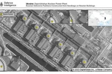 ​росіяни облаштували бойові позиції на будівлях реакторів ЗАЕС