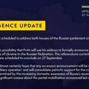 ​путін оголосить про приєднання окупованих територій України 30 вересня