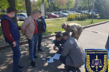 ​Майор ВСП під час одержання хабара затриманий військовою прокуратурою в Житомирі