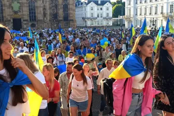 ​У Саарбрюккені сотні українців демонструють свою єдність